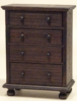 1/12th Scale Four Drawer Chest